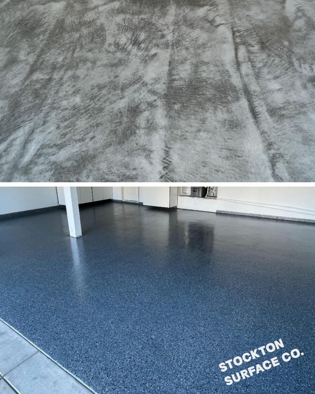Epoxy Flake - 1 Car Garage